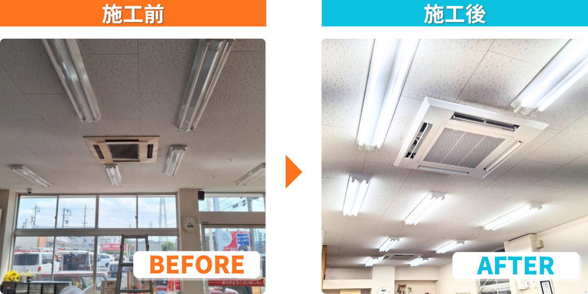 業務用エアコン専門店シンワサービスは、業務用エアコンのスピード工事、安心のアフターサポートを愛知県安城市をはじめとした西三河、知多エリアに地域密着でご提供。設置後も安心していただく為のサービスも万全。